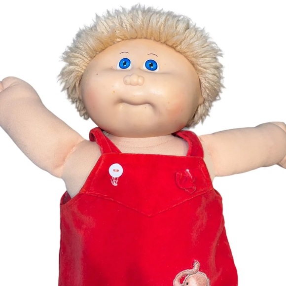 Cabbage Patch Other - Cabbage Patch Kids Coleco Samuel Xavier Roberts Blond Hair Blue Eyes 1980’s
